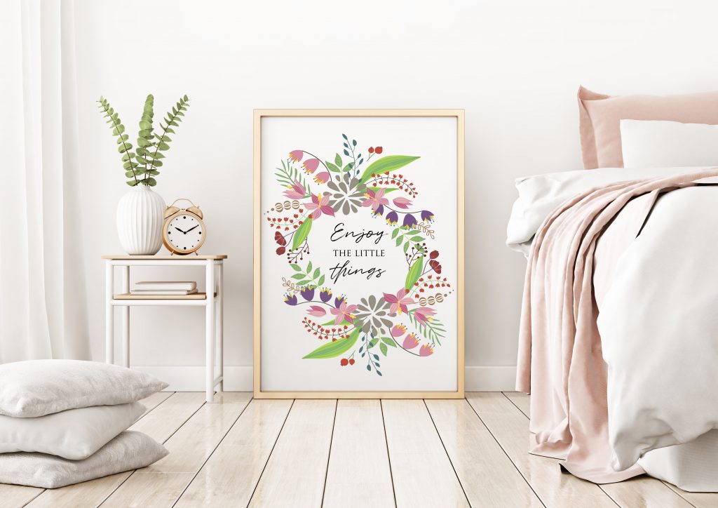 3 FREE floral printable posters with inspirational quotes - Magda ...