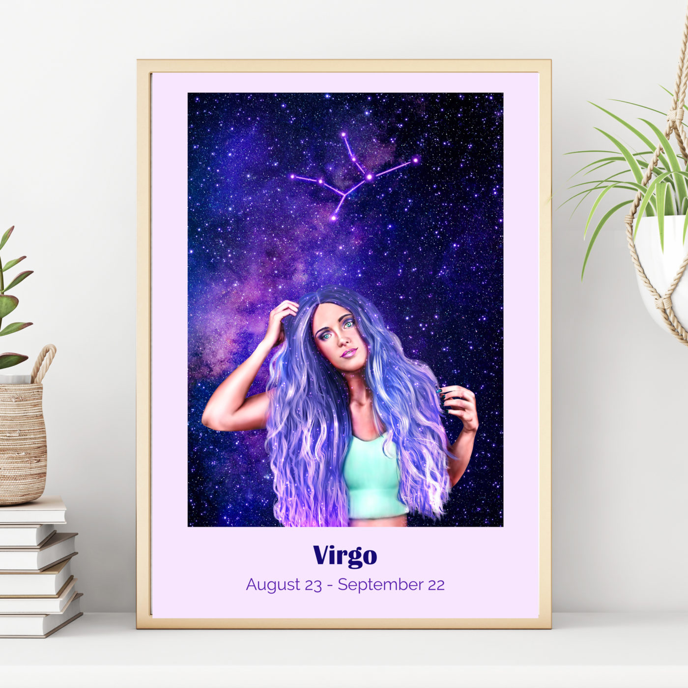 Taurus Zodiac Sign Printable Poster (3 sizes) - Magda Design